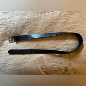 Coach Black Leather Belt